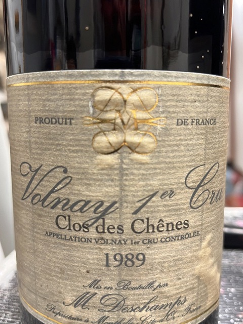 Volnay Clos des Chênes 1959セラー保管 Marc Deschamps Volnay 1er Cru 'Clos des Chênes' | Vivino English