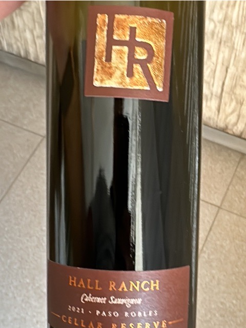 Cellar Reserve Cabernet Hall Ranch Cabernet Sauvignon Luxury Napa