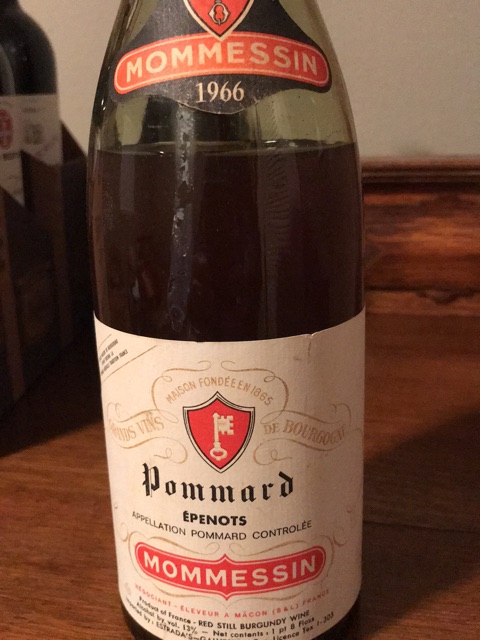 1969年 ポマール Pommard 古酒ワイン 1969年 ポマール Pommard 古酒ワイン