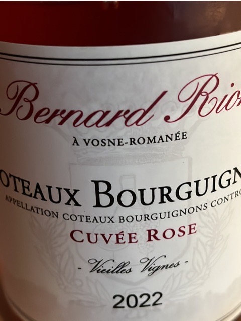 Bernard Rion Vieilles Vignes Cuvée Rosé Coteaux Bourguignons