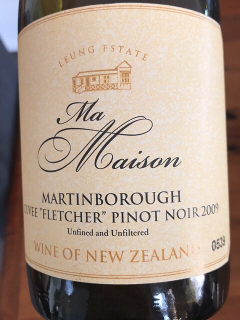 Leung Estate Ma Maison Cuvée Fletcher Pinot Noir | Vivino English