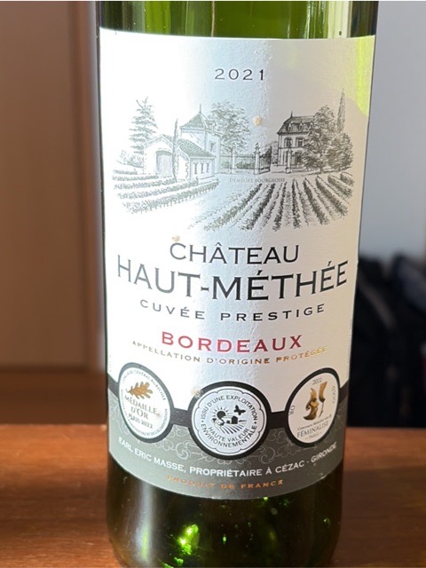 Château Haut-Methee Cuvée Prestige Bordeaux | Vivino English
