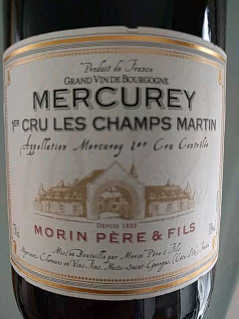 Morin Pere & Fils Mercurey Premier Cru Les Champs Martin | Vivino 