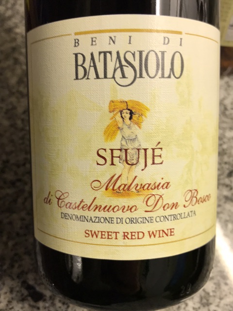 Malvasia Castelnuovo Don Bosco Sfujé Sweet Red