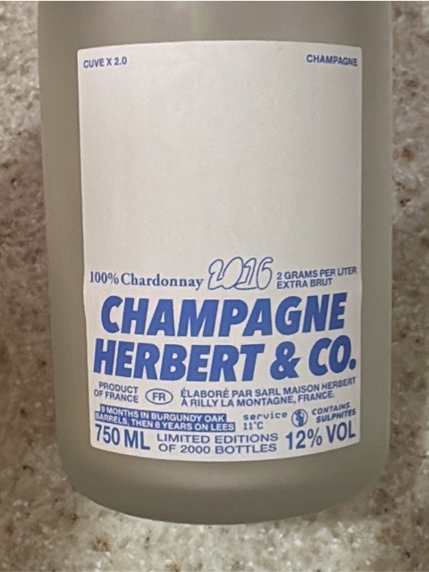 HERBERT トマ・エルベール　CUVE X 2.0 Herbert & Co. Cuve X 2.0 | Vivino 日本語