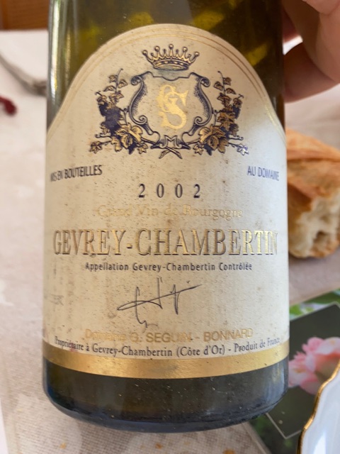 Gerard Seguin Gevrey Chambertin 2015 Gérard Seguin Gevrey