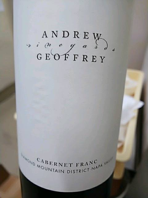 Andrew Geoffrey Vineyards Cabernet Franc | Vivino English