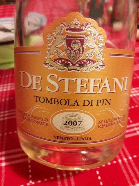 De Stefani Tombola Di Pin Millesimato Riserva Brut Vivino