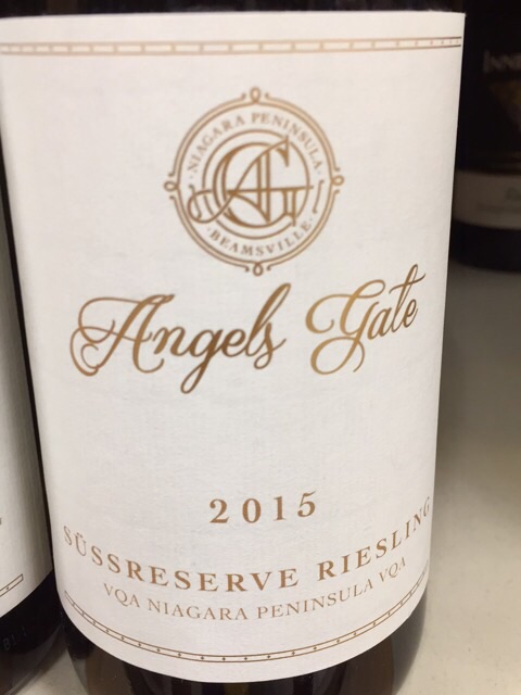 Angels Gate Süssreserve Riesling 2011 wine label