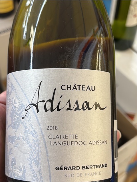 Château Adissan Clairette Languedoc Adissan