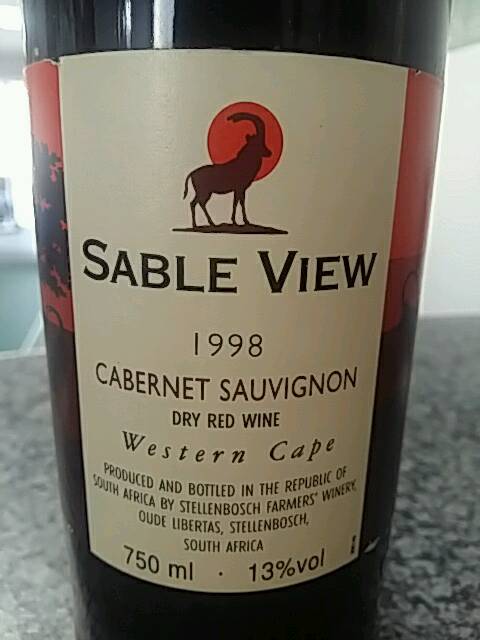 Mountain View Cabernet Sauvignon 1998