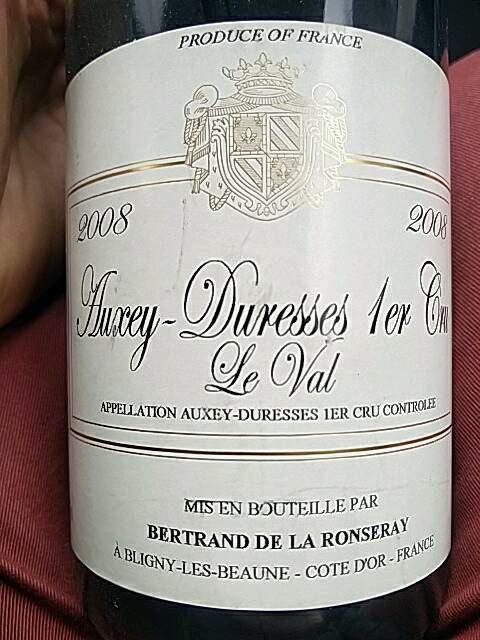 ワイン Auvray-Duresses 2014 750ml 2014 Philippe Bouzereau Chateau de Citeaux Les Duresses