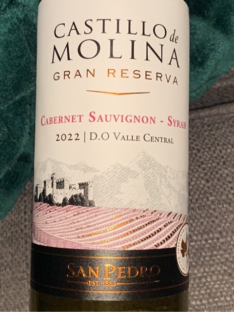 San Pedro Castillo de Molina Gran Reserva Cabernet Sauvignon