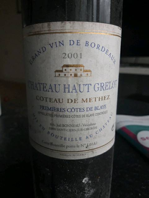 Chateau Haut Grelot Coteaux De Methez Premieres Cotes De Blaye Vivino