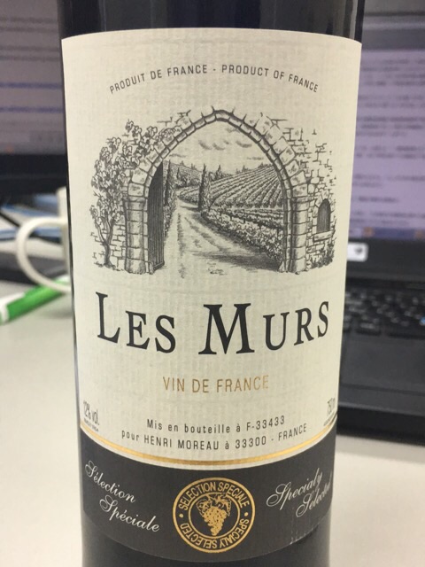 Henri Moreau Les Murs Rouge | Vivino English