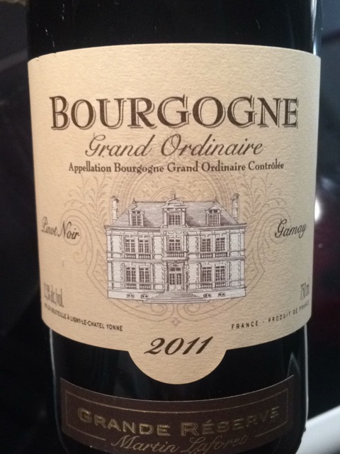 2021 Martin Laforet Grande Réserve Bourgogne Grand Ordinaire