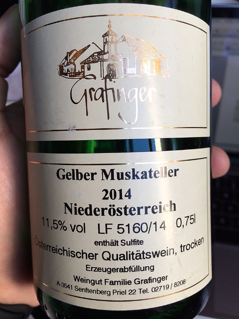 14 Grafinger Gelber Muskateller Trocken Vivino