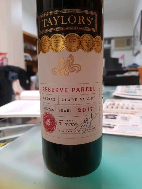 Taylors / Wakefield Reserve Parcel Shiraz | Vivino 日本語