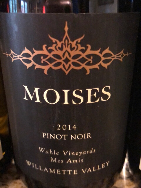 Moises Wahle Vineyards Mes Amis Pinot Noir | Vivino English
