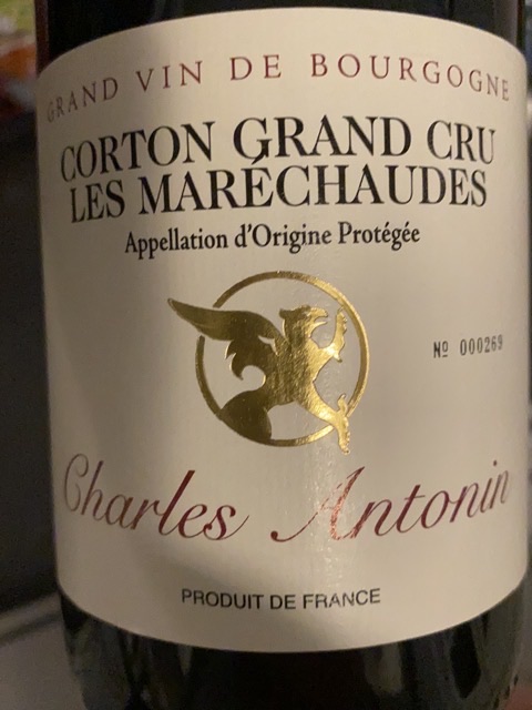 Charles Antonin Corton Grand Cru 'Les Marechaudes' | Vivino English