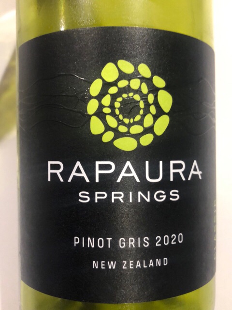 2020 Rapaura Springs Marlborough Pinot Gris Vivino