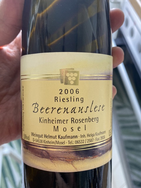 Helmut Kaufmann Kinheimer Rosenberg Riesling Beerenauslese