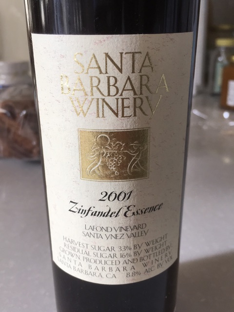 Santa Barbara Winery Lafond Vineyard Zinfandel Essence | Vivino