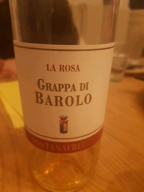 Grappa di Barolo Vigna La Rosa