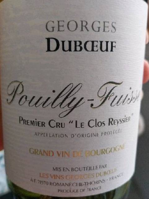 Pouilly-Fuissé Premier Cru Le Clos Reyssier