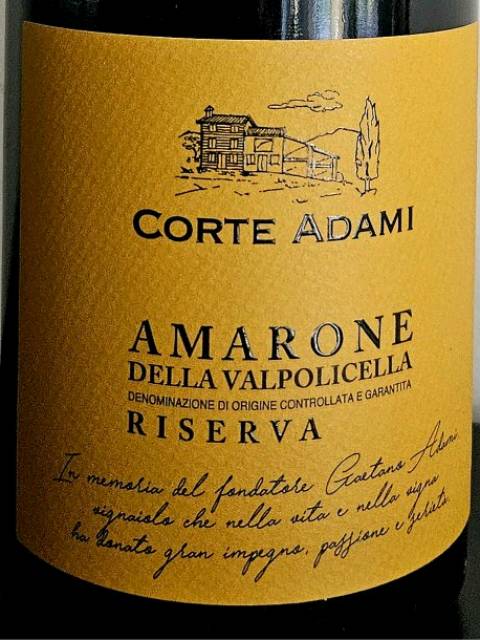 ワイン Corte Adami Amarone della Valpolicella Corte Adami Amarone della Valpolicella Riserva | Vivino English