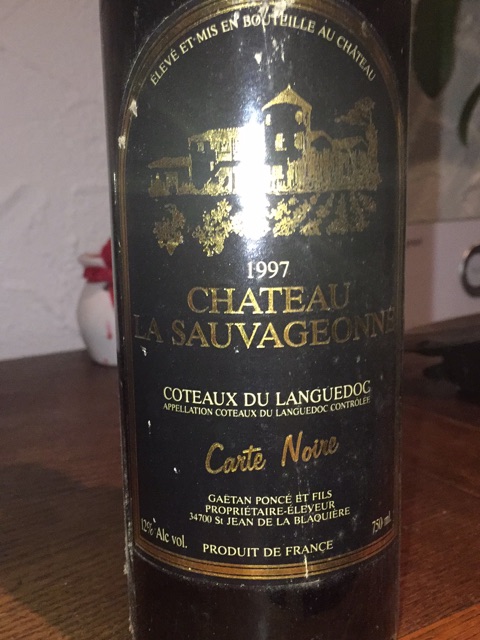 CHÂTEAU LA SAUVAGEONNE 2017 赤ワイン Chateau La Sauvageonne Grand Vin