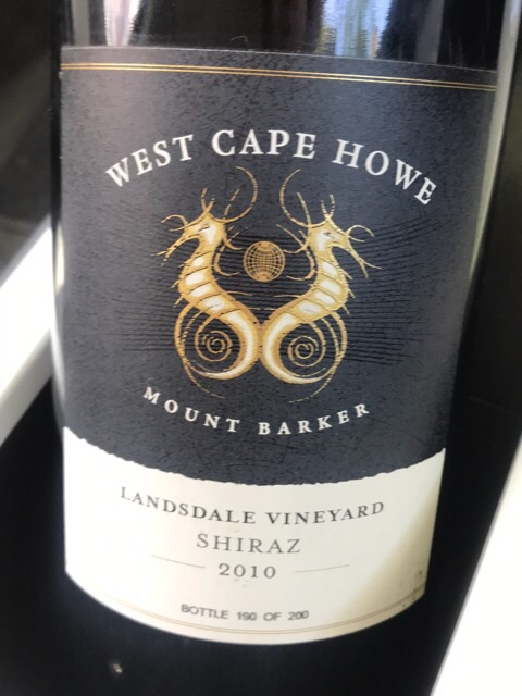 west cape howe shiraz