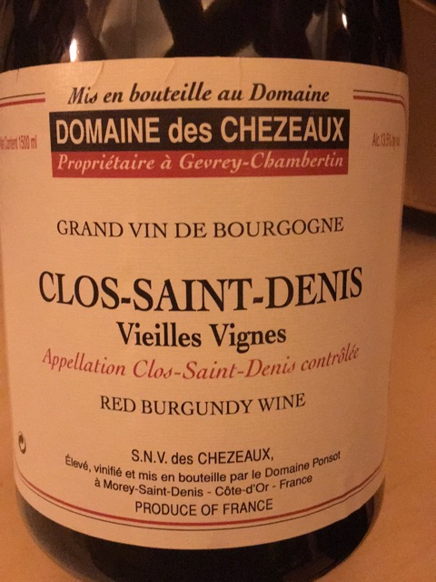 Domaine des Chezeaux Vieilles Vignes Clos Saint-Denis