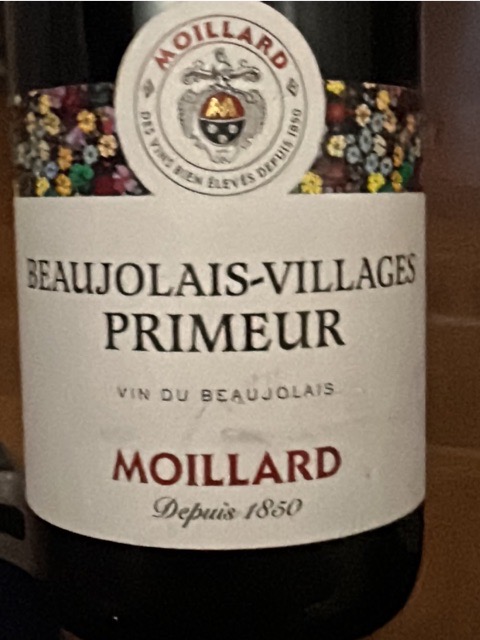 Moillard Beaujolais-Villages Primeur | Vivino English