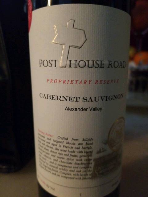 post house road proprietary reserve cabernet sauvignon 2018
