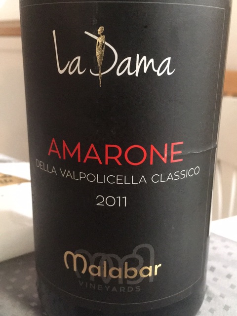 ワイン LADAMAAMARONE DELLAVALPOLICELLA CLASSICO Malabar Vineyards La Dama Amarone della Valpolicella Classico