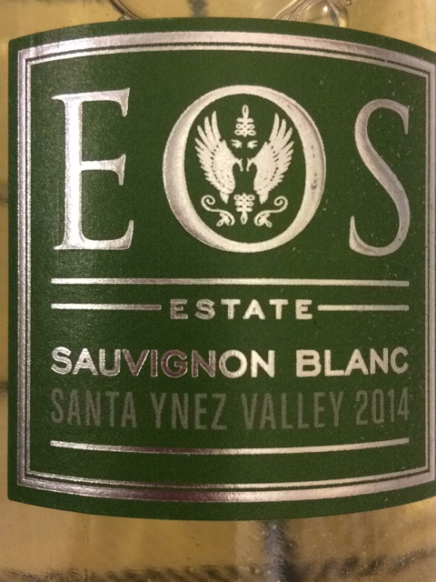 Eos Estate Sauvignon Blanc 2005 wine label