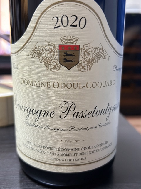タカヒコ2020 Passetoutgrain Domaine Odoul-Coquard Bourgogne Passetoutgrain | Vivino Canada