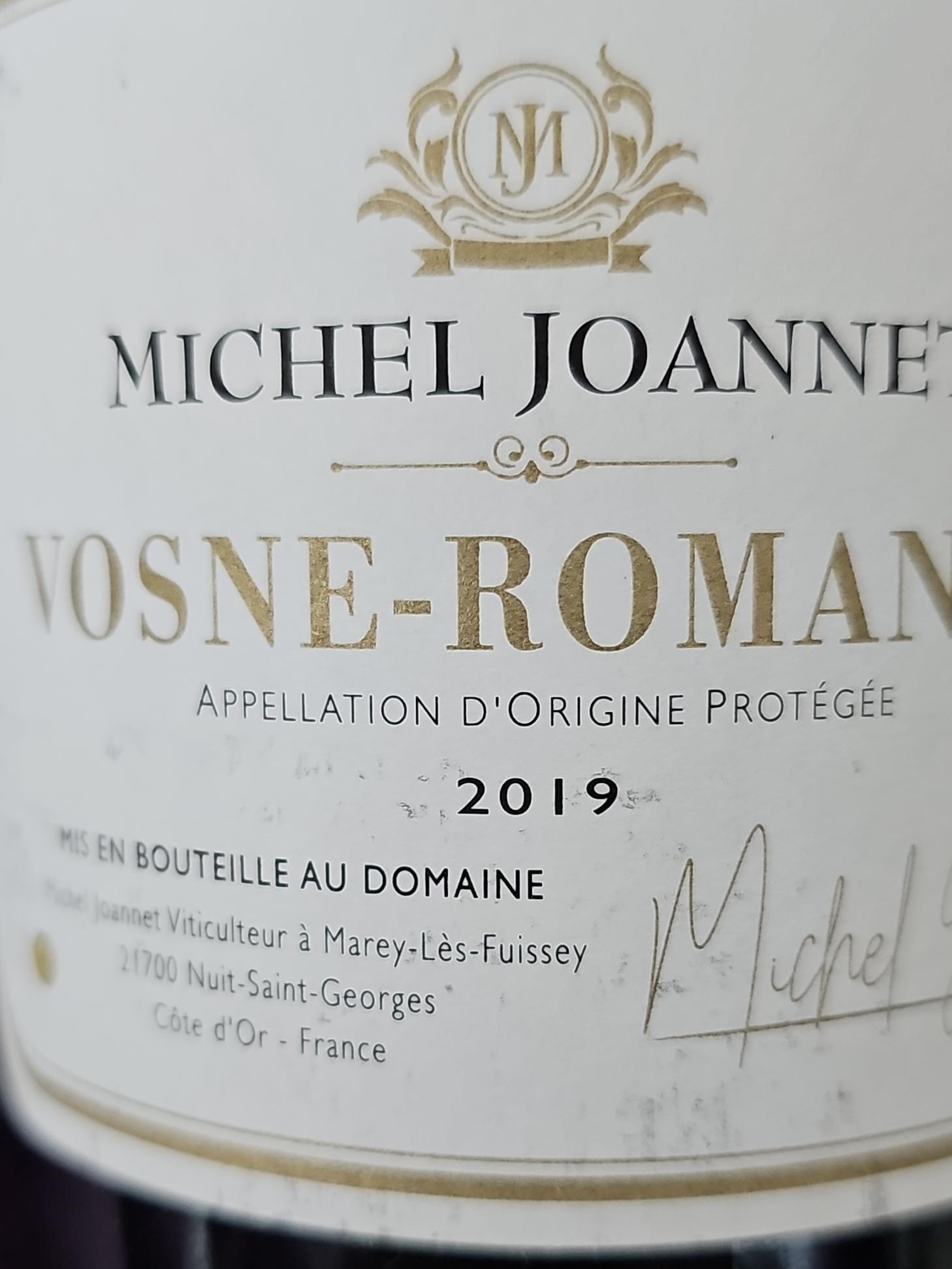 ワイン Domaine Joannet Vosne Romanee 2009 Domaine Joannet Vosne Romanee 2009 2020 Domaine Joannet Vosne