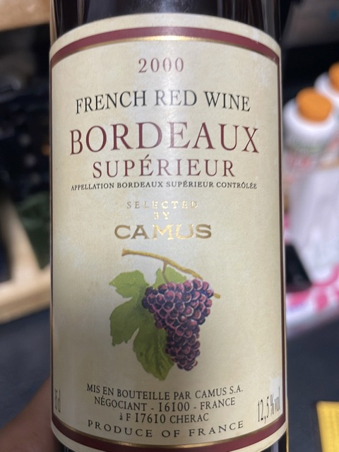 Camus Bordeaux Supérieur | Vivino 日本語