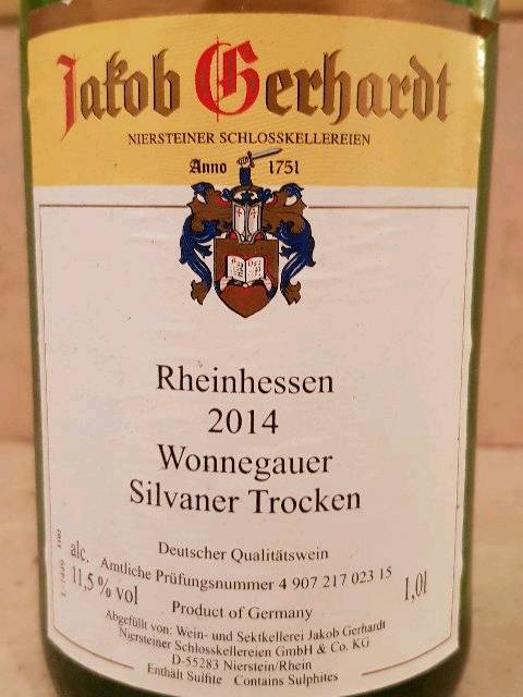 Jakob Gerhardt Silvaner Spätlese 1999 Jakob Gerhardt Silvaner Spätlese 1999 Jakob Gerhardt 60