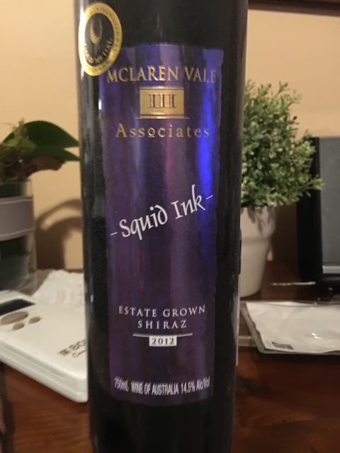 Mclaren Vale Iii Associate Wines Squid Ink Shiraz 2012 Wine Info