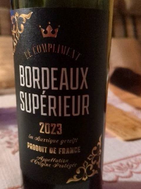 Cultura Vini Le Compliment Bordeaux Superieur | Vivino English