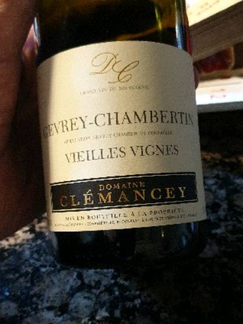 Domaine Clémancey Vieilles Vignes Gevrey-Chambertin | Vivino English