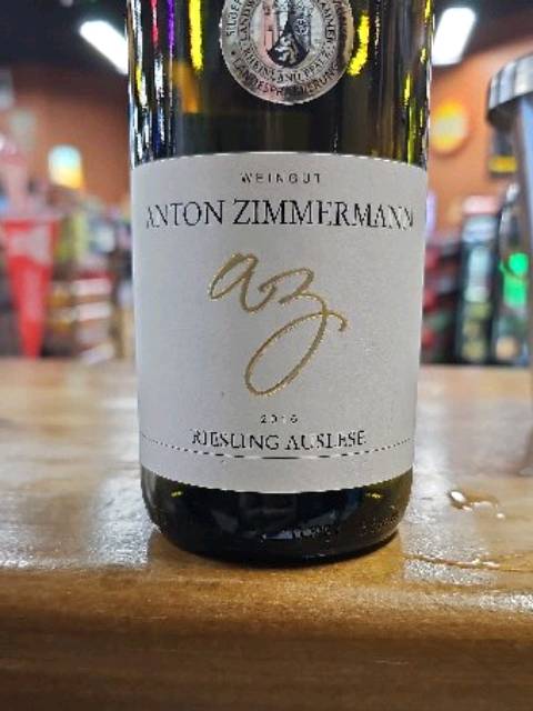 Anton Zimmermann Bernkastel-Kueser Weisenstein Riesling Auslese