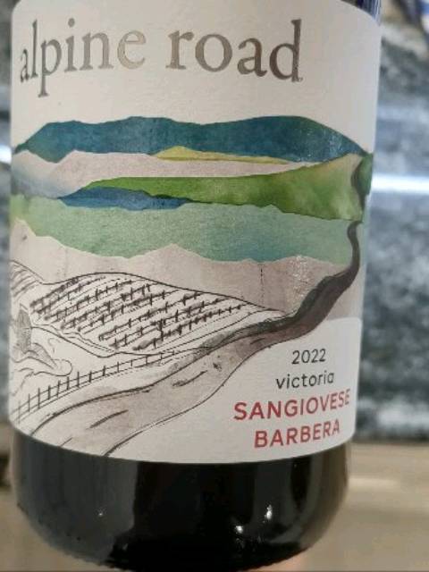 tobacco road sangiovese barbera Alpine Road Sangiovese - Barbera