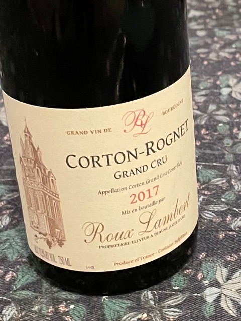 アンリ・ピオン コルトン レ・ロニェ 2013 グラン・クリュ 750ml