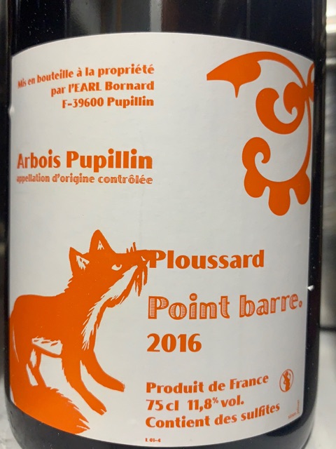 Philippe Bornard Ploussard Point Barre Arbois Pupillin | Vivino