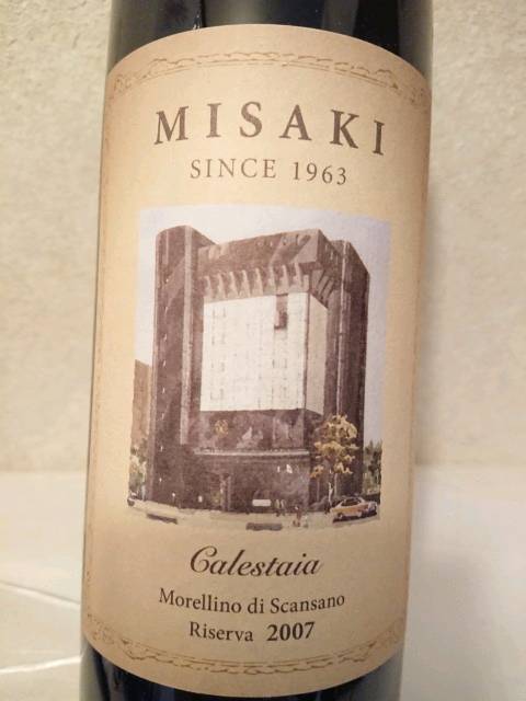 ワイン MISAKI Calestaia Morellino di Scansano Misaki Morellino di Scansano Riserva Calestaia | Vivino 日本語