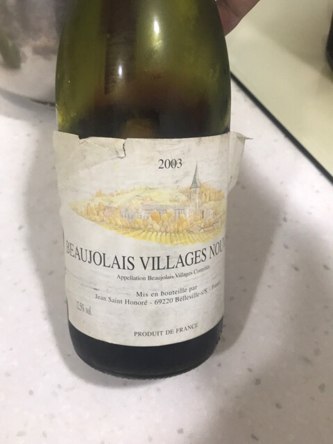 ワイン beaujolais villages nouveau 2003 beaujolais villages nouveau 2003